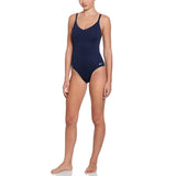 Nike Swim Womens V-Neck 1 Piece Swimsuit