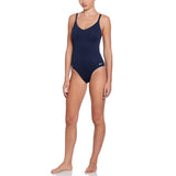 Nike Swim Womens V-Neck 1 Piece Swimsuit