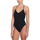 Nike Swim Women's Swoosh Link Terry Y-Back One Piece Swimsuit