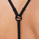 Nike Swim Women's Swoosh Link Terry Y-Back One Piece Swimsuit