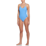 Nike Swim Women's Swoosh Link Terry Y-Back One Piece Swimsuit