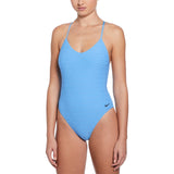 Nike Swim Women's Swoosh Link Terry Y-Back One Piece Swimsuit