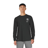Nike Swim Men's Gothic Letter Long Sleeve Hydroguard Top