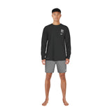 Nike Swim Men's Gothic Letter Long Sleeve Hydroguard Top