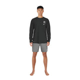 Nike Swim Men's Gothic Letter Long Sleeve Hydroguard Top