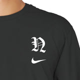 Nike Swim Men's Gothic Letter Long Sleeve Hydroguard Top