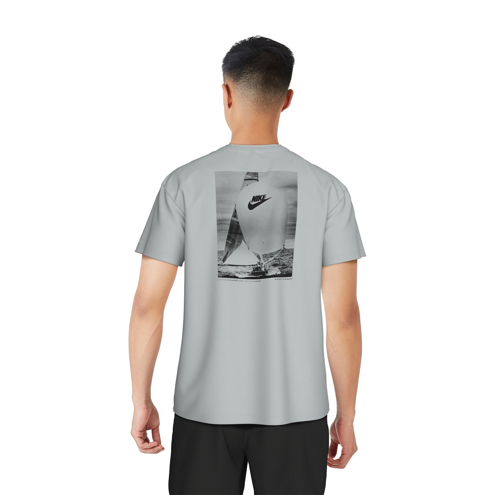 Nike Swim Men's Sailboat Short Sleeve Hydroguard Top