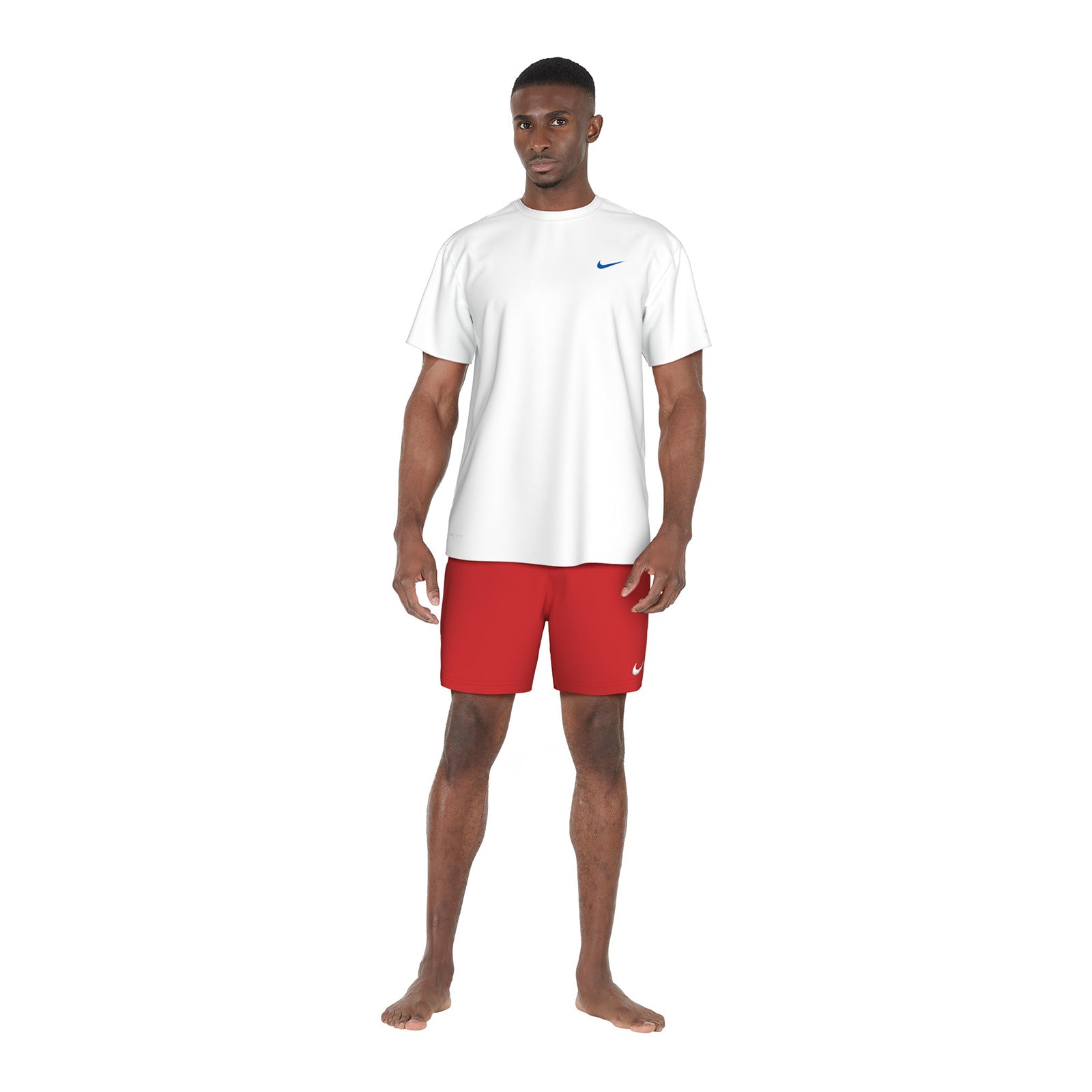 Nike Swim Men's Sailboat Short Sleeve Hydroguard Top