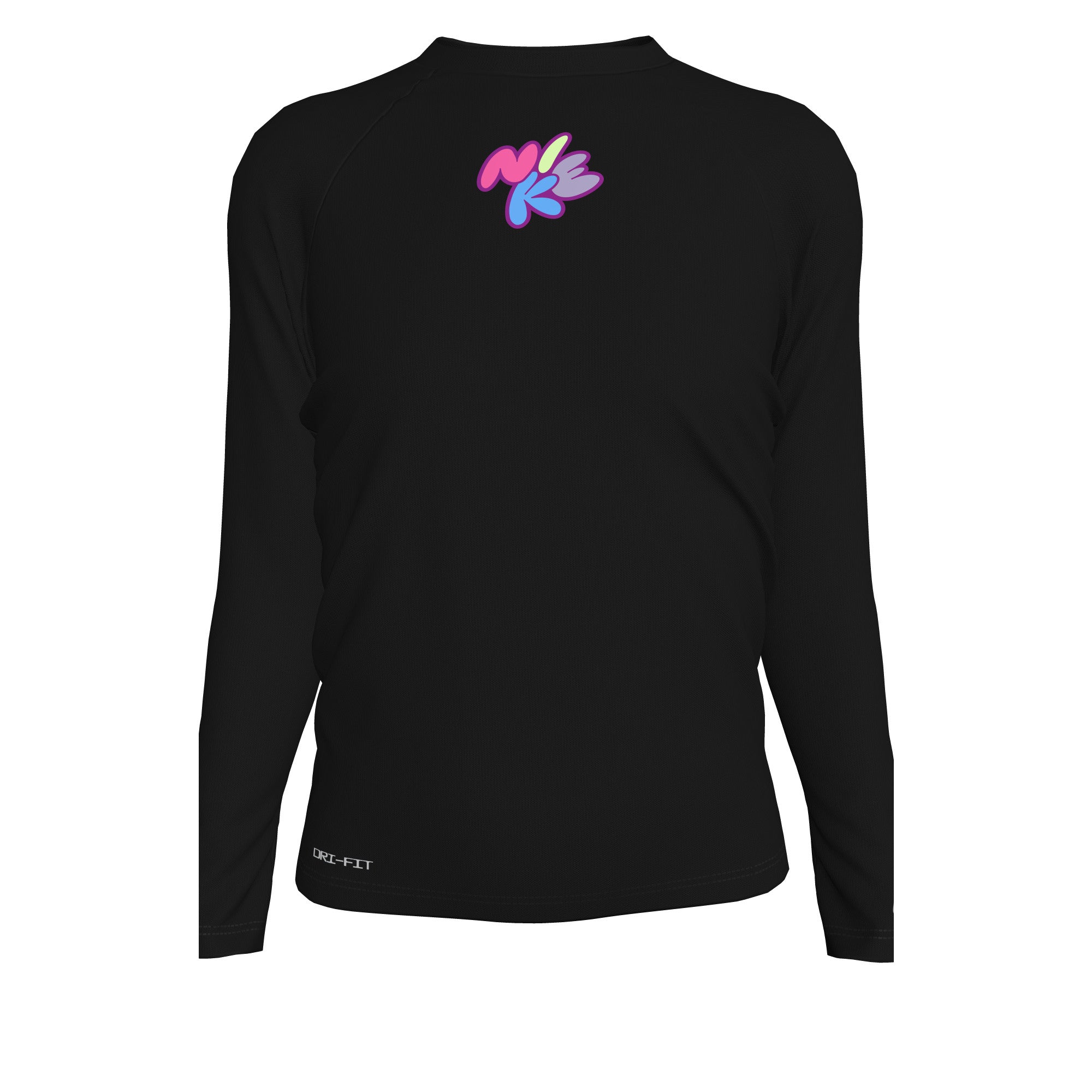Nike Bubble Script Big Kids' Dri-FIT Long-Sleeve Hydroguard