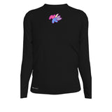 Nike Bubble Script Big Kids' Dri-FIT Long-Sleeve Hydroguard