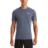 Nike Swim Men's Heather Short Sleeve Hydroguard Top