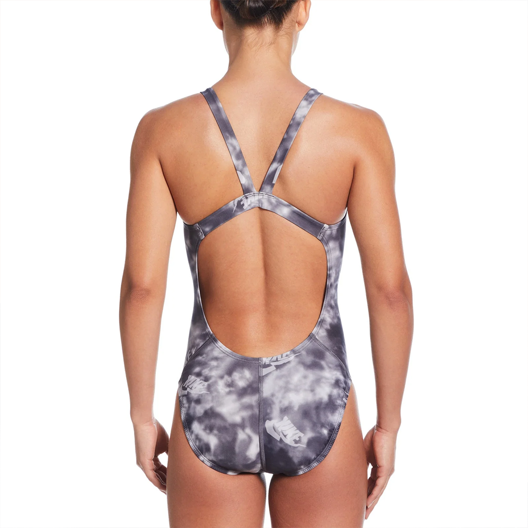 Nike Swim Women's Hydrastrong Multi Print Fastback One Piece