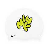 Nike Swim Multi Graphic White Cap