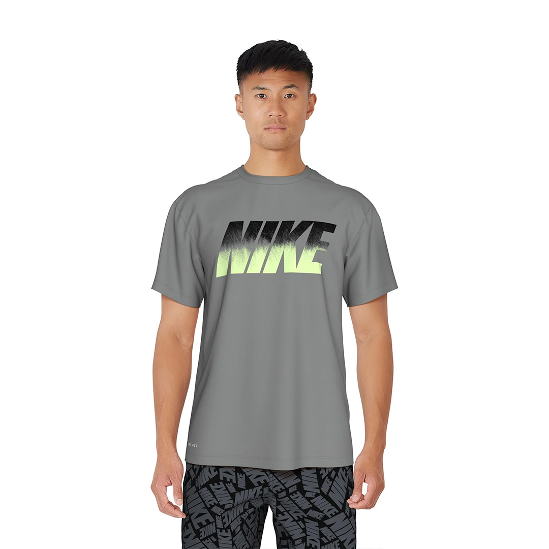 Nike Swim Men's Ocean Merge Short Sleeve Hydroguard Top