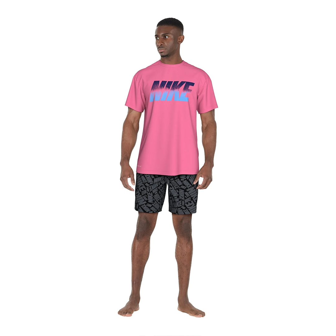 Nike Swim Men's Ocean Merge Short Sleeve Hydroguard Top