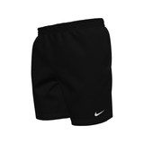 Black shorts with a Nike logo on a white background