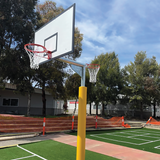 POSTBBF1234 Fixed Basketball 3/4 Height Tower Main