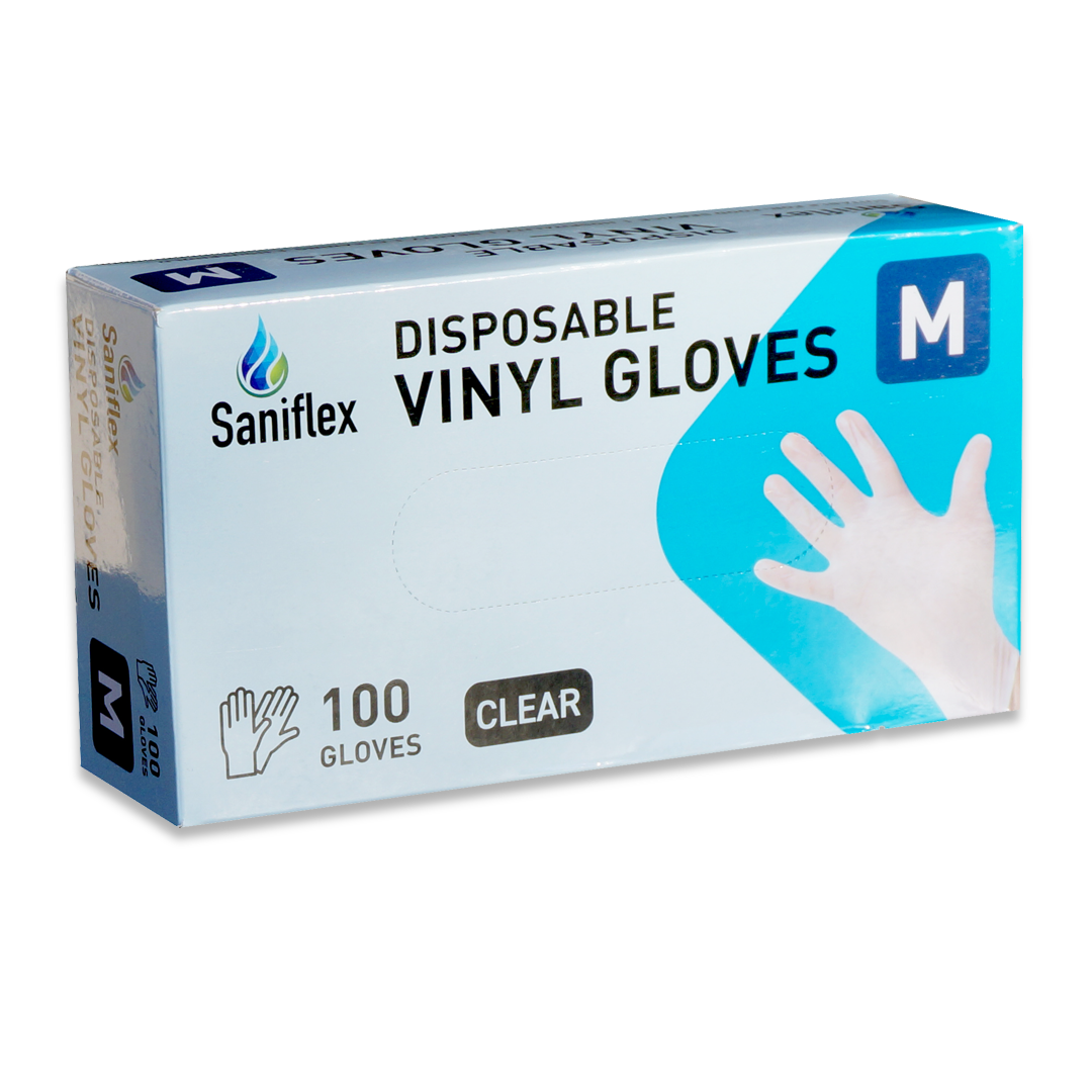 Saniflex Vinyl Gloves - Powder Free