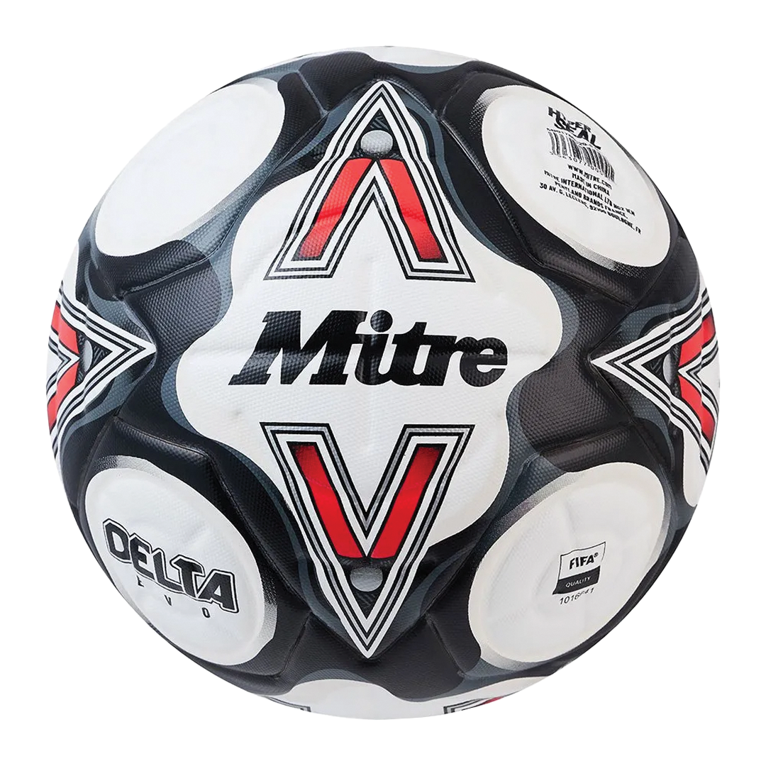 SOBLMDE4 Mitre Delta Evo 24 Soccer Ball Side1