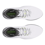 UA-3026919-100 Under Armour Drive Pro Shoe White Metallic Gun Metal Side1