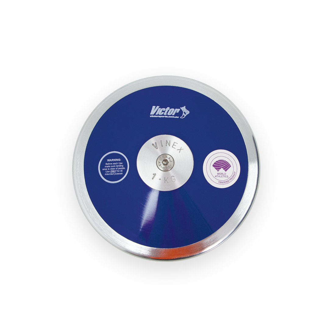 VATHDS1 Victor Discus Lo Spin Steel Rim 1kg Blue Main
