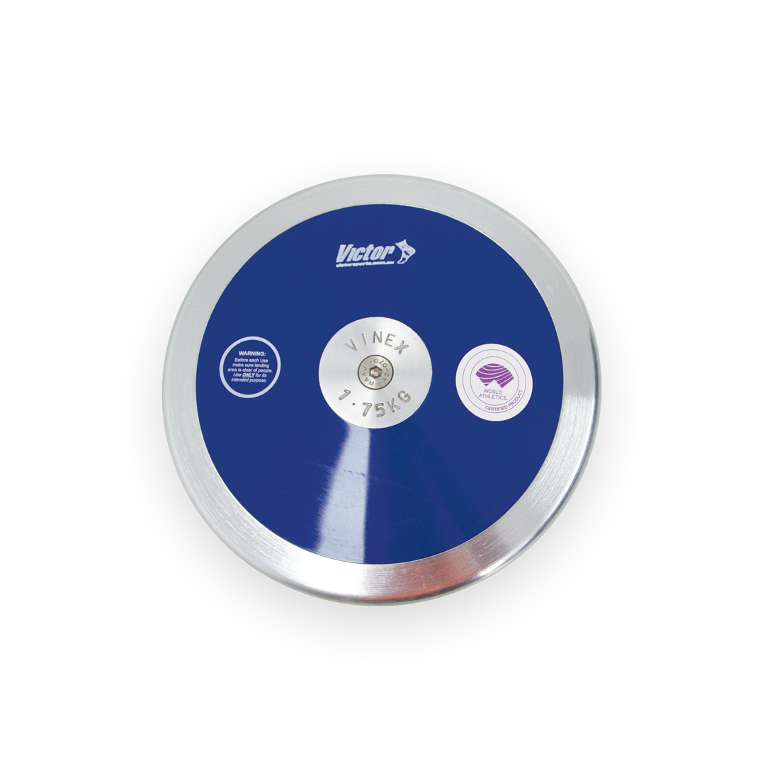 VATHDS175 Victor Discus Lo Spin Steel Rim 1.75kg Blue Main
