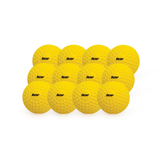  dozen yellow balls with 'Victor' branding on a white background