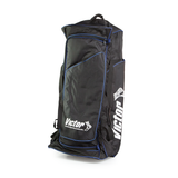 VCRBD Victor Cricket Bag Deluxe Big Carry Bag Blue Black Side Angle 2