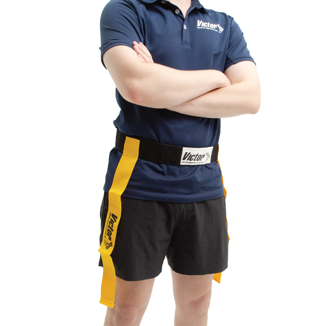 VFGTBYE Victor Tag Belt Yellow Modelled