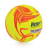 VNBPYE5 Victor Netball Pro Yellow And Orange Size 5 Side Angle