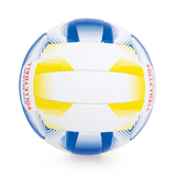 VVBST Victor Volleyball Soft Touch Blue White And Yellow Official Weight And Size Back