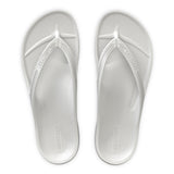 LightFeet Arch Support Flip Flops/Thongs - White