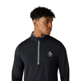 Original Penguin Performance Earl 1/4 Zip Outerwear - Caviar